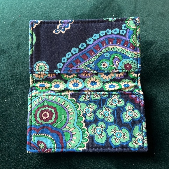 Vera Bradley Blue Rhapsody Card Wallet - Picture 2 of 3